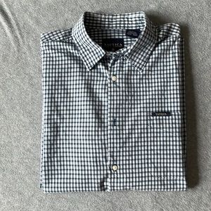 Nautica plaid short sleeve button down shirt